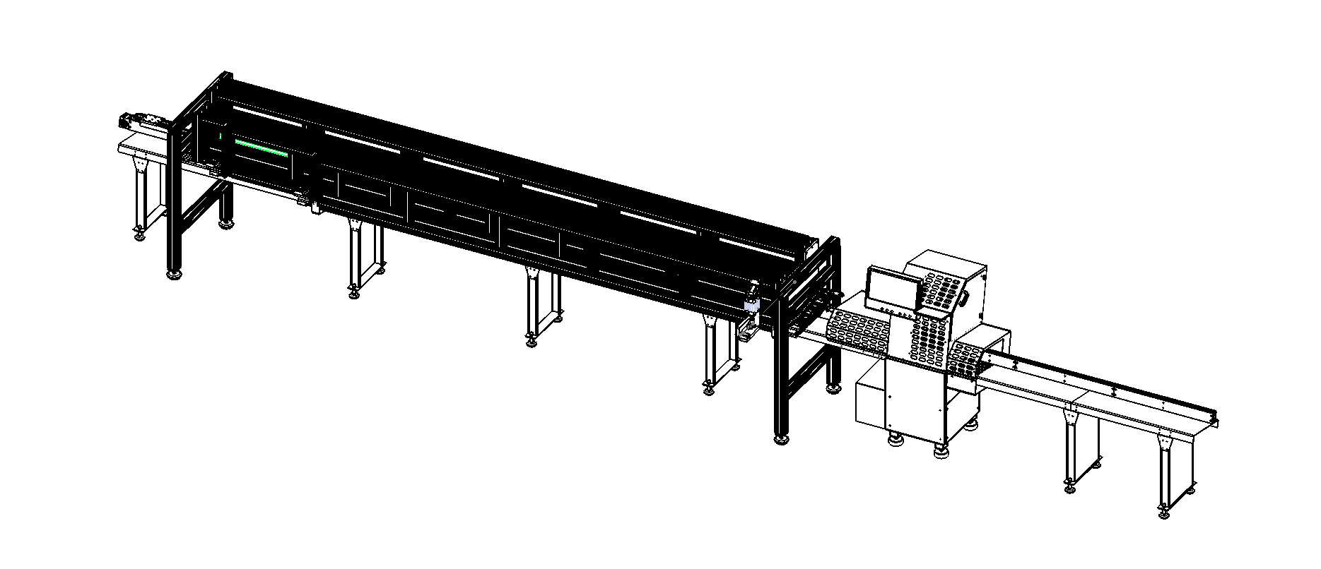 RQ-6500T - Roller Shutter Steel Tube Cutting Machine with Push Type Profile Feeding System